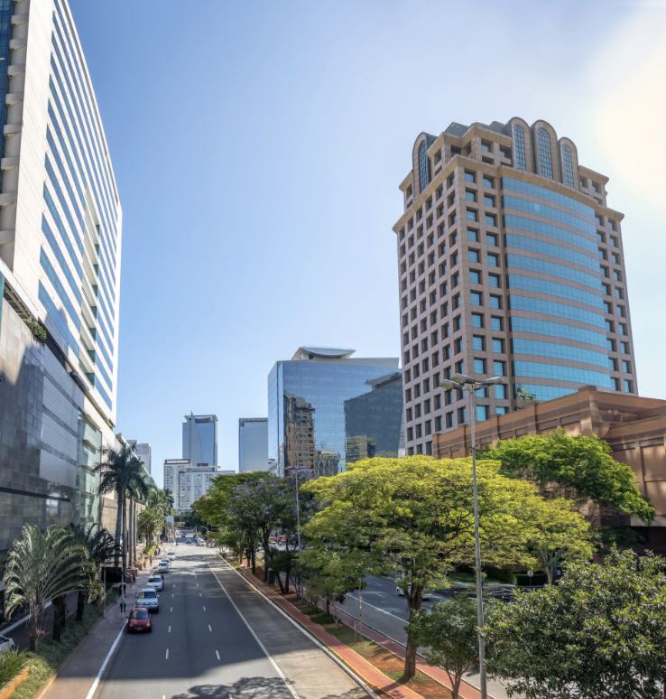 Buildings at Morumbi neighborhood in Sao Paulo financial district – Sao Paulo, Brazil